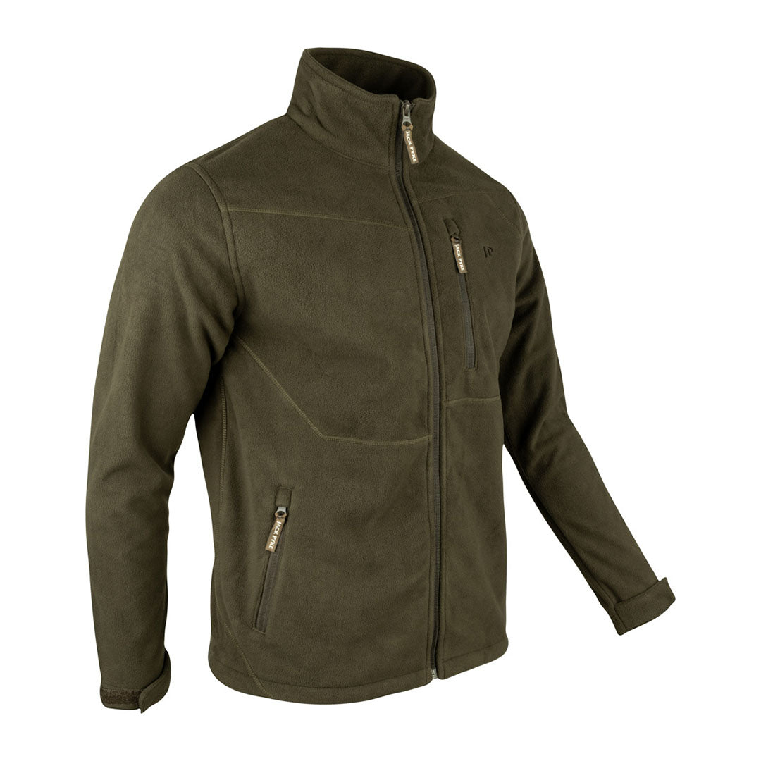 Olive green Jack Pyke Waterproof Fleece Jacket for ultimate comfort and warmth