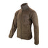 Brown fleece Jack Pyke Weardale Knitted Jacket with zipper and chest pocket