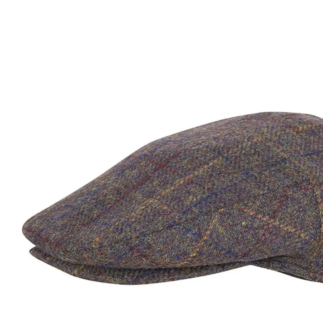 Stylish Jack Pyke Wool Blend Flat Cap in muted plaid tweed fabric for a classic look