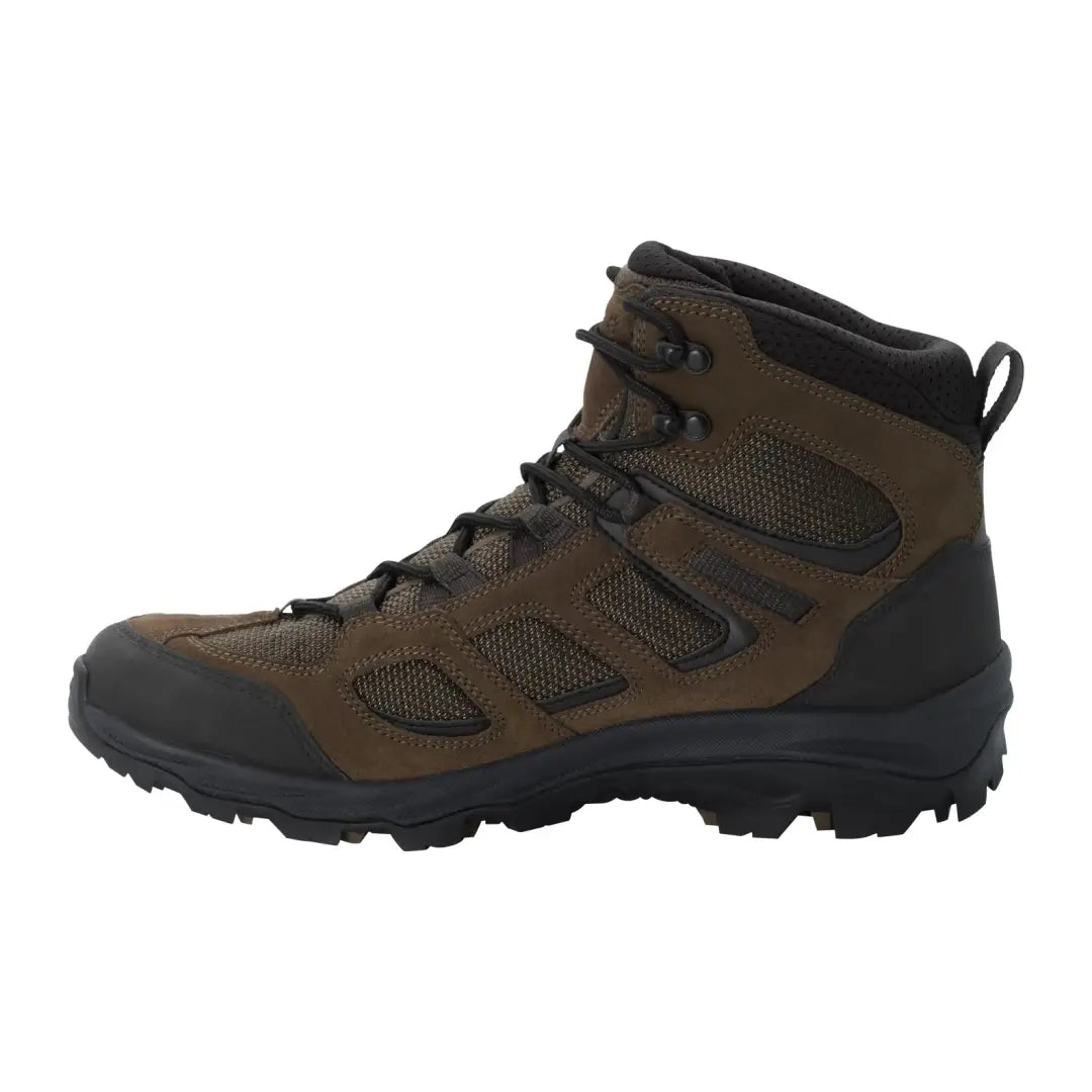 Rugged Jack Wolfskin Mens Vojo 3 Texapore Mid hiking boot, waterproof with sturdy tread