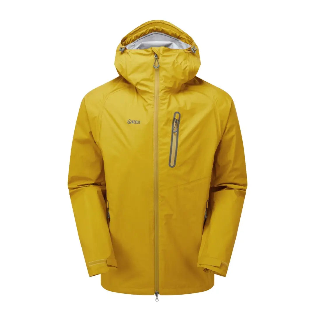 Bright yellow Keela Cairn Jacket, perfect waterproof country clothing for hunting adventures