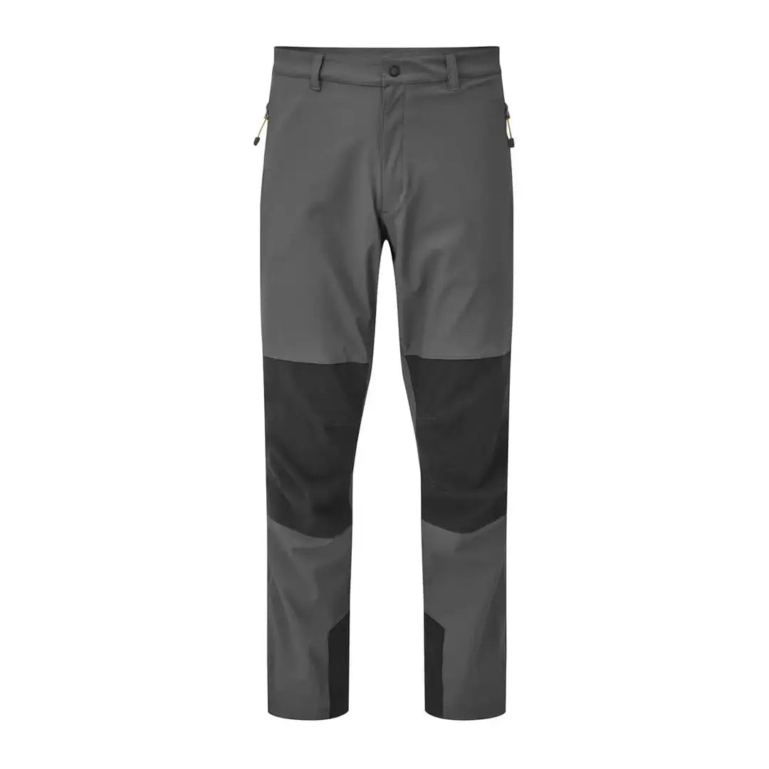 Gray Keela Nevis Trousers feature reinforced knees, an extremely versatile piece for outdoor fun