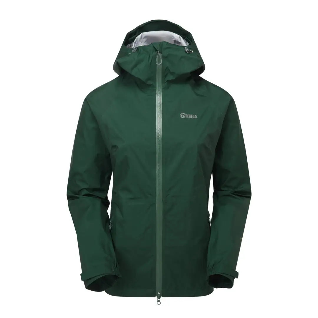 Dark green waterproof Cairn Jacket for women, perfect for country clothing and hunting adventures