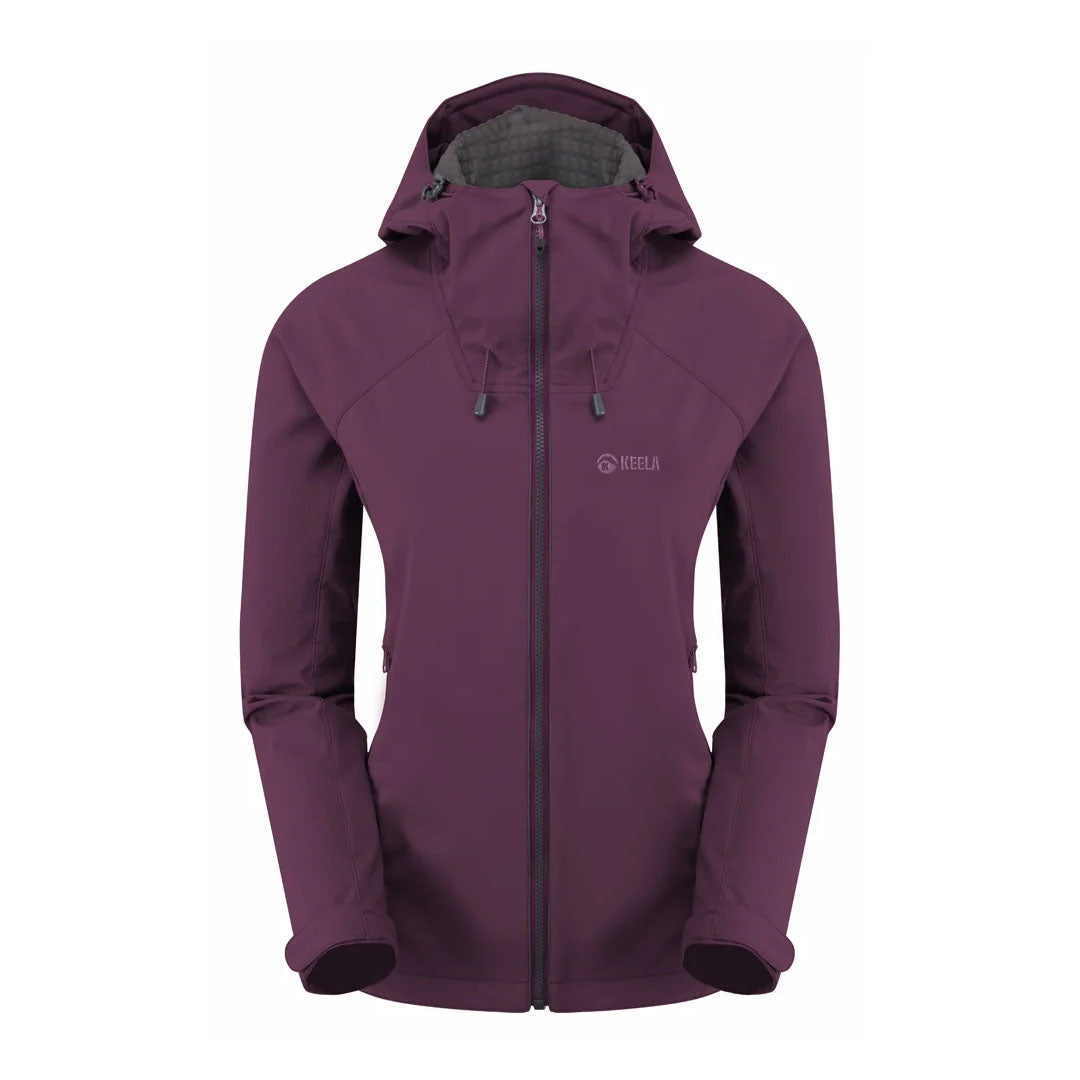 Purple Hooded Jacket from Keela Womens Hydron Softshell for ultimate comfort and style