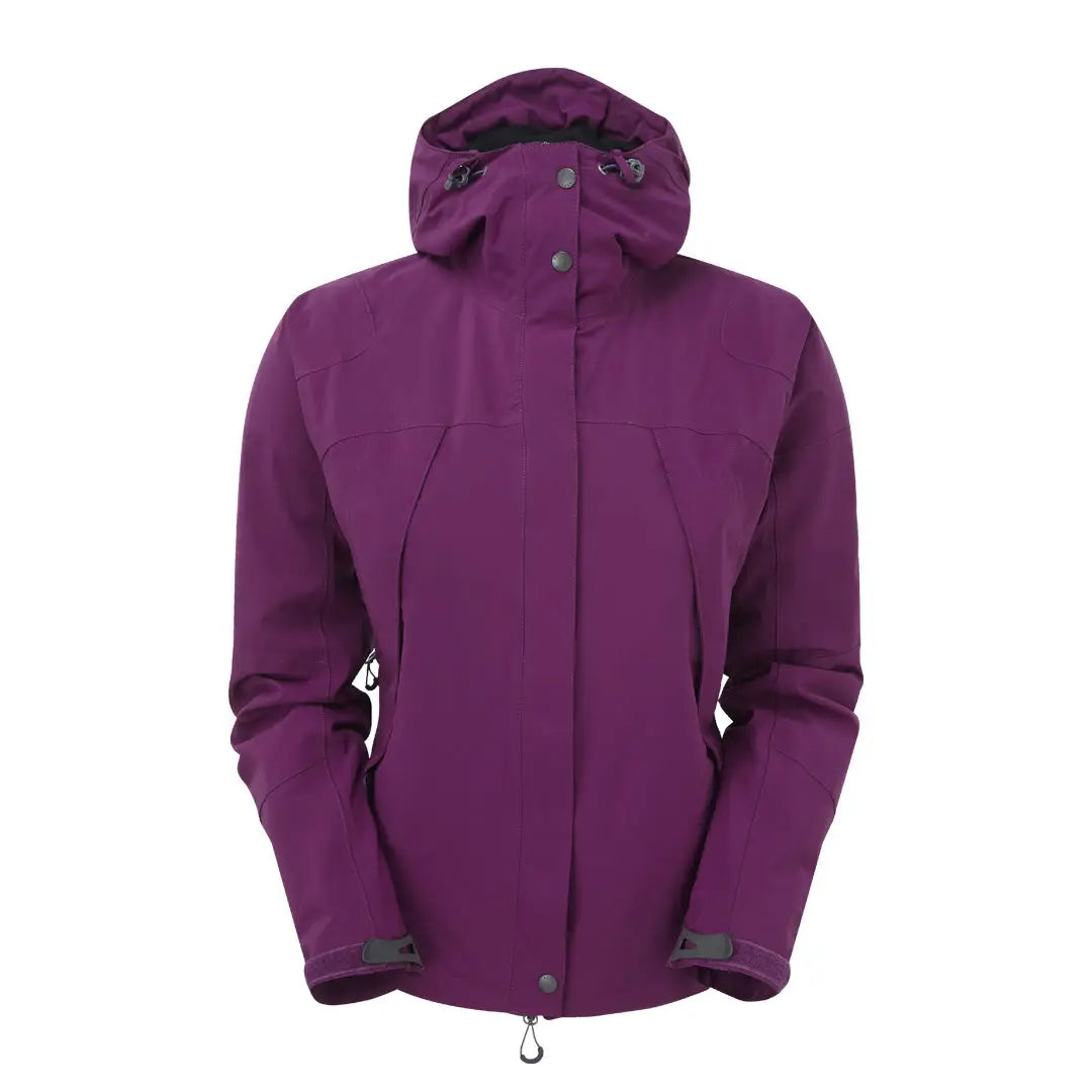 Purple Keela Womens Prosport Jacket featuring a zippered front closure for ultimate protection