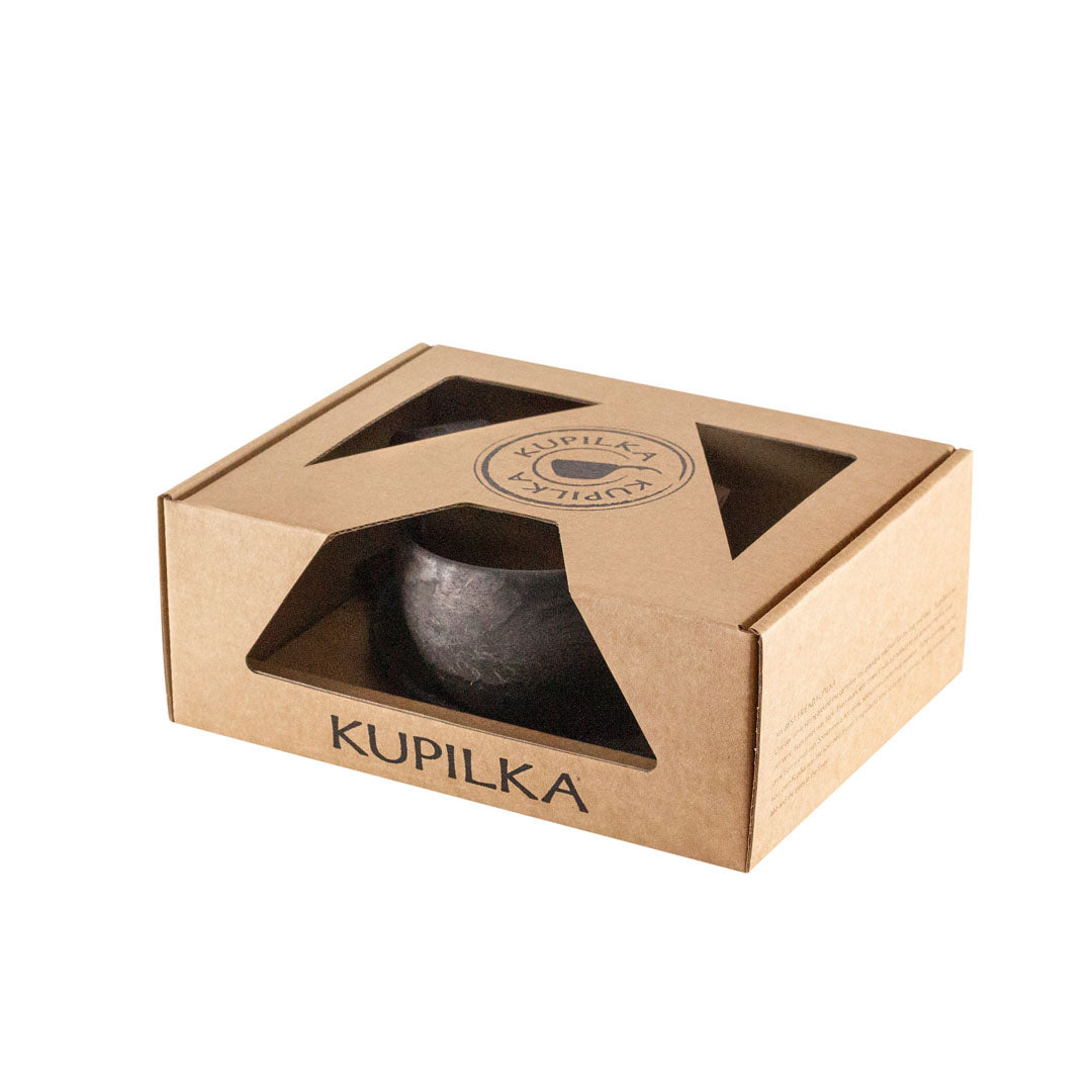 Kupilka Gift Box with a cup in a cardboard box, perfect for outdoors and hunting lovers