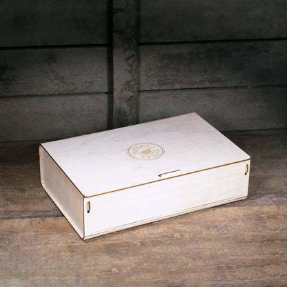 Rectangular white wooden box from the Kupilka Premium Gift Set for stylish gifting