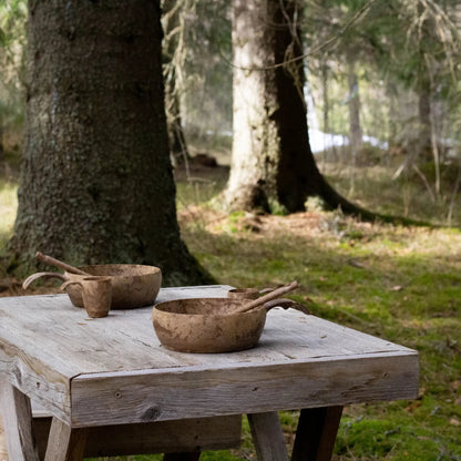 Wooden tableware set from Kupilka Start perfect for enjoying your favourite liqueur