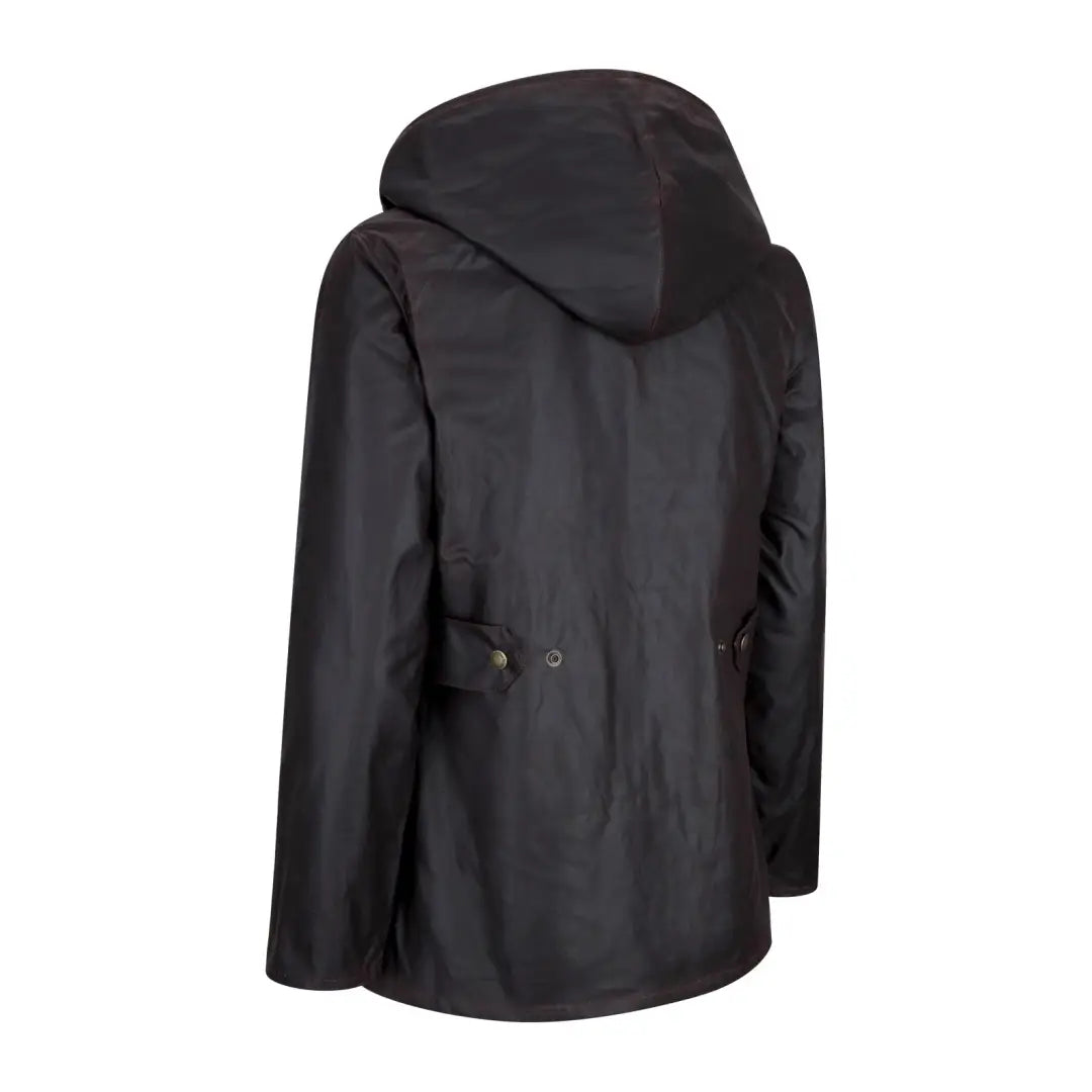 Ladies wax parka with hood online