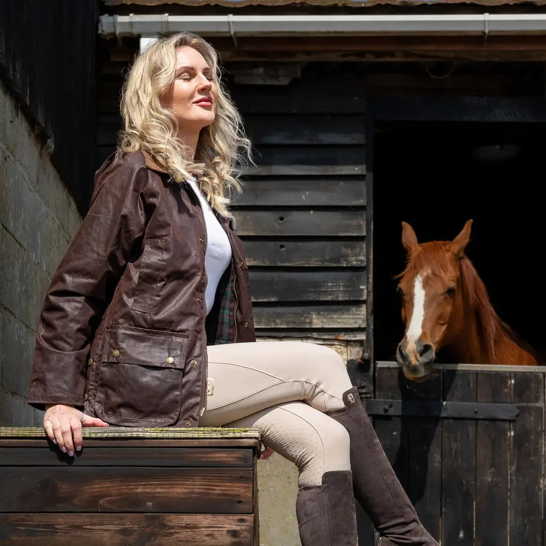 Ladies Antique Wax Jacket At New Forest Clothing