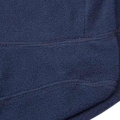 Navy blue fleece fabric with stitching for Le Chameau fleece boot liners