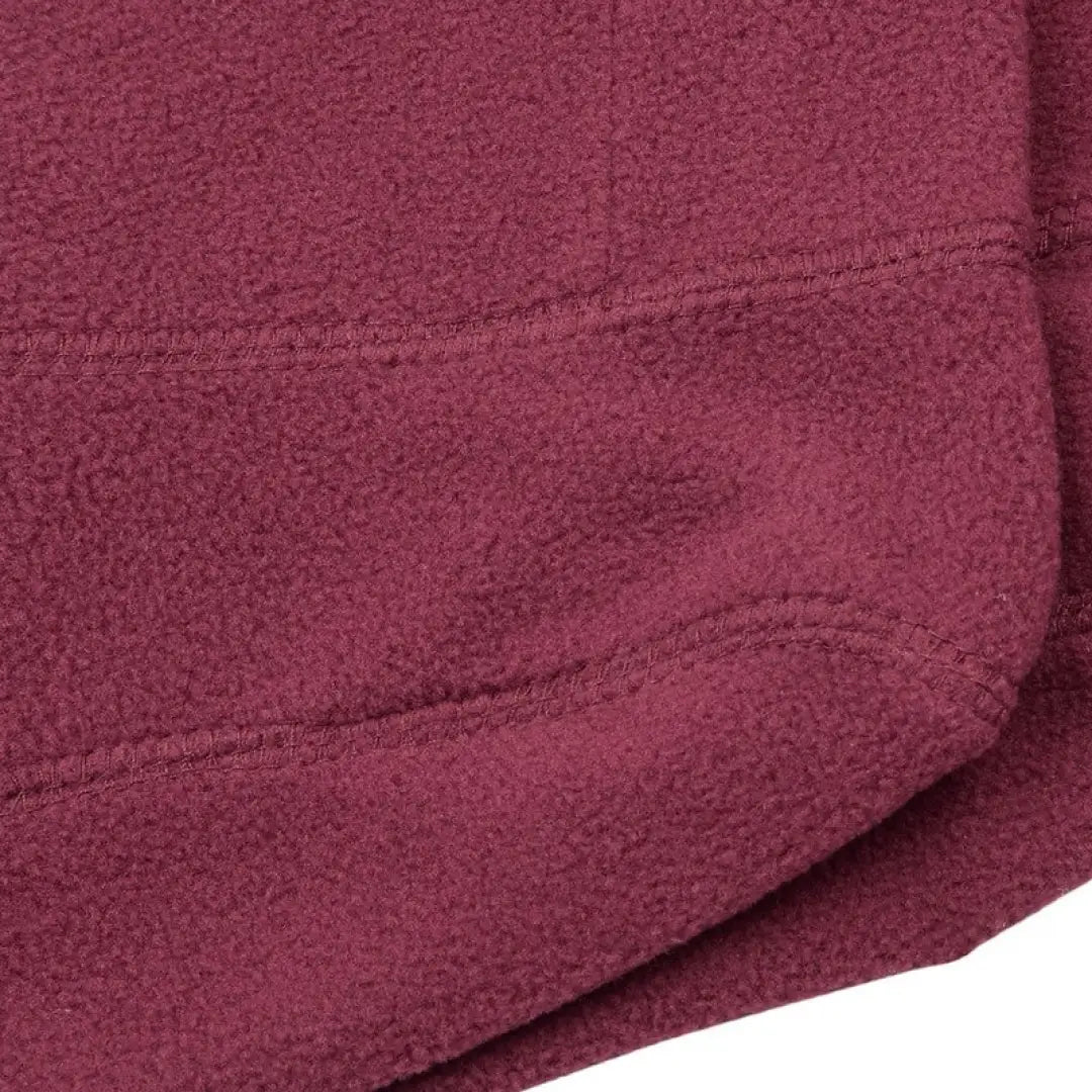 Burgundy Fleece Fabric with Seams for Chameau Fleece Boot Liners