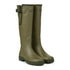 Tall olive green Wellington Boots with adjustable straps from Chameau Women’s Vierzon