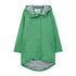 Green Hooded Raincoat with Striped Lining from Lighthouse Ladies Beachcomber Long Coat