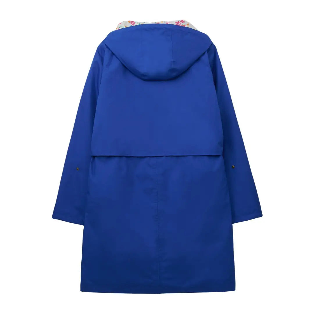 Bright blue Lighthouse Ladies Pippa Coat with long sleeves and mid-thigh length style