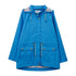 Bright blue Lighthouse Ladies Willow Coat with floral cotton blend lining and pockets