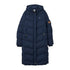 Navy blue puffy winter coat with hood and zipper, perfect Lighthouse Savannah Coat