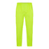 Neon yellow athletic leggings paired with Mac In A Sac Origin zip overtrousers