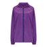 Purple Mac in a Sac Origin 2 Waterproof Jacket for adults, featuring pink accents