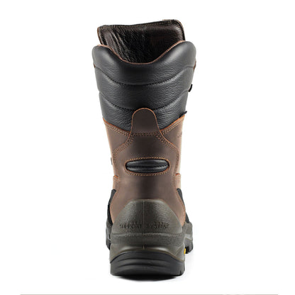 Stylish brown and black leather New Forest 10 Inch Hunters Boots for outdoor adventures