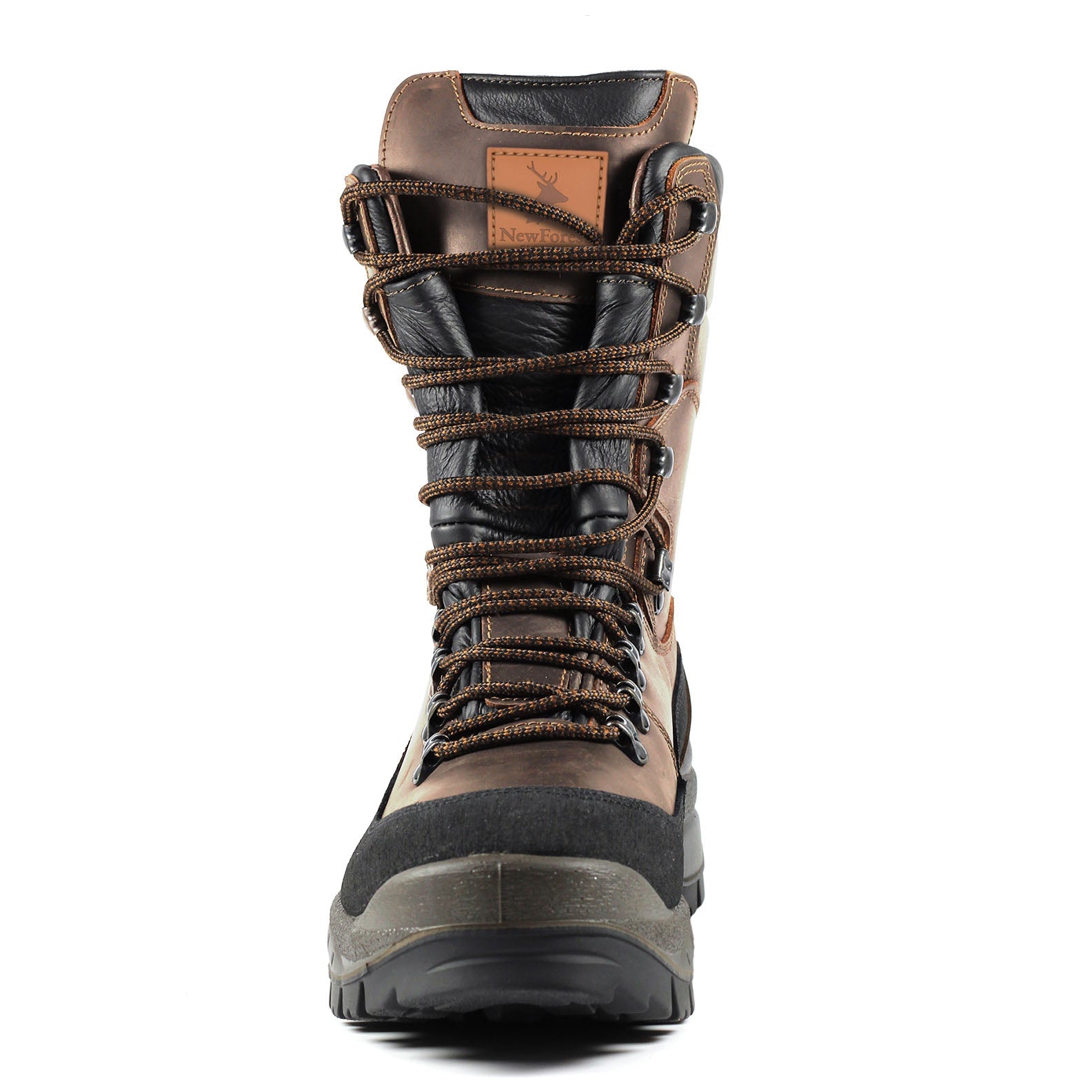 Brown leather lace-up boot from New Forest, perfect for inch hunters adventures