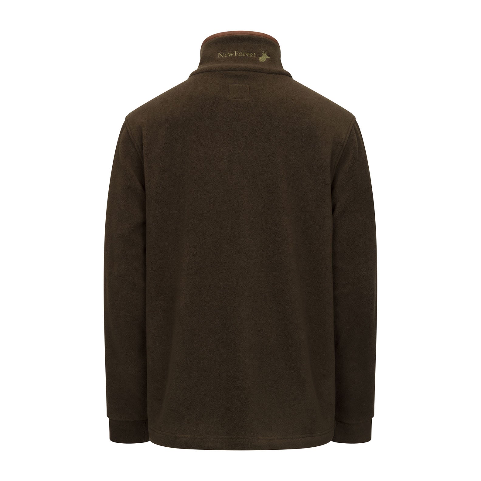 Brown long-sleeved shirt from the New Forest Knightwood Zip Fleece for stylish country clothing