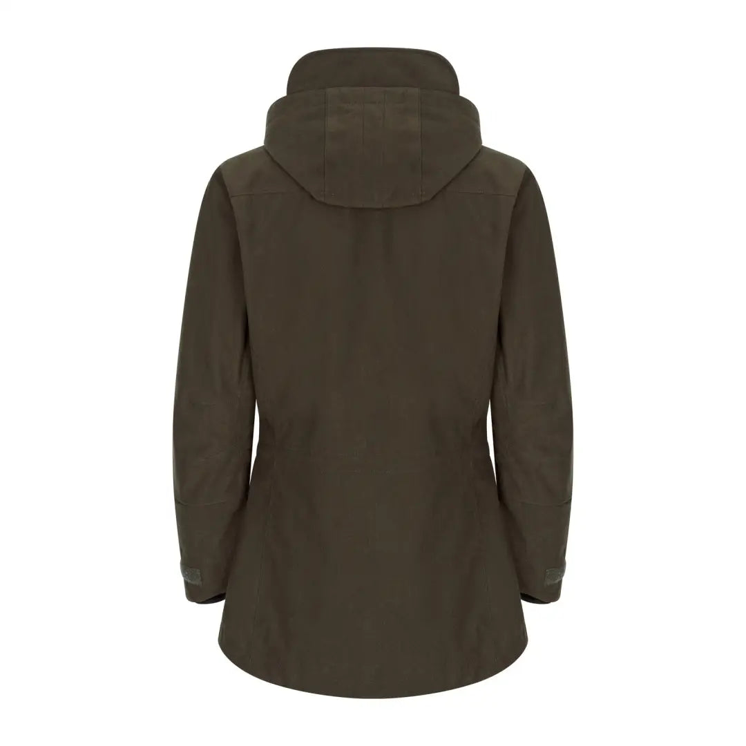 Dark olive green hooded zipper jacket from New Forest Ladies Country Sport collection