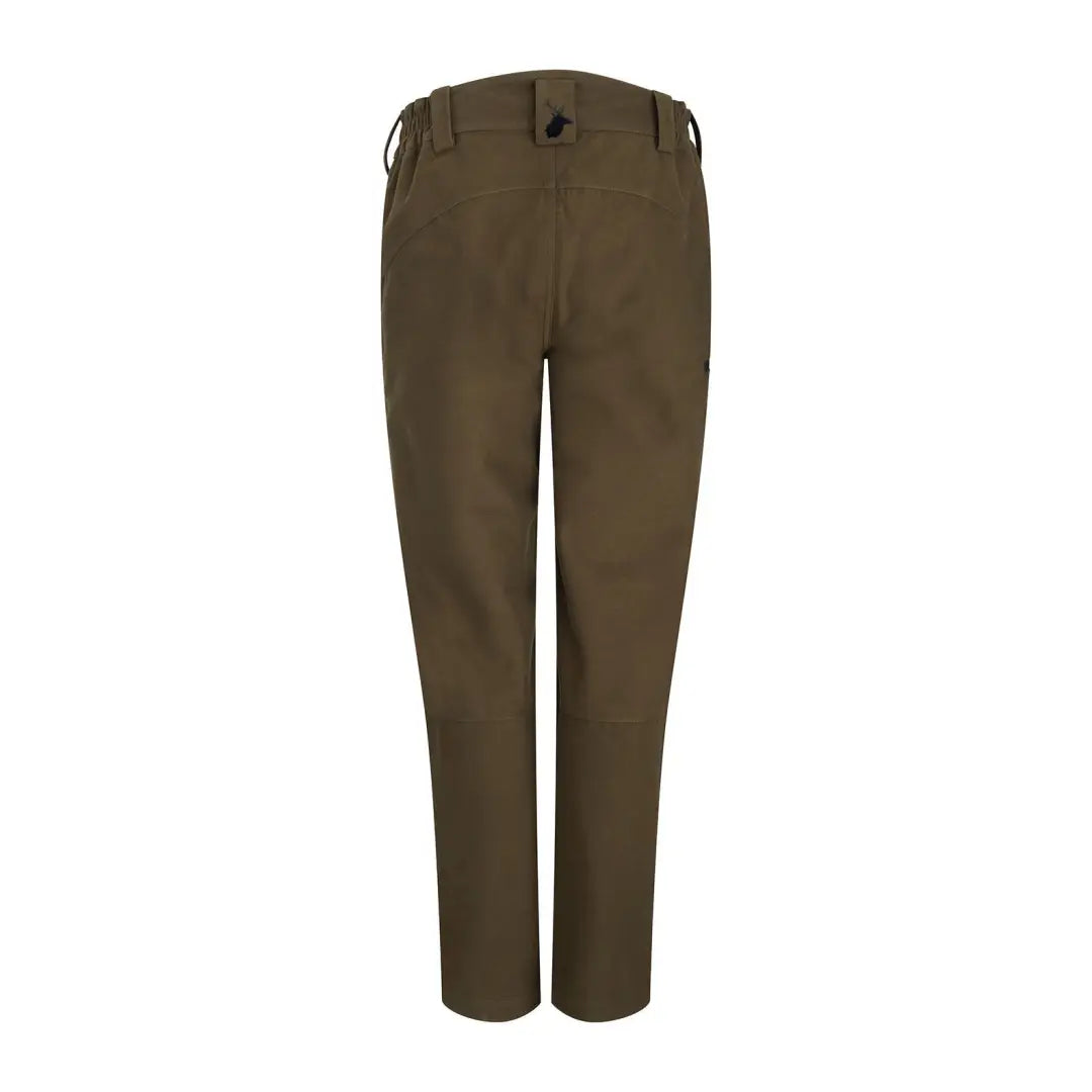 Olive green New Forest Ladies Country Sport Trousers with belt loops and button closure