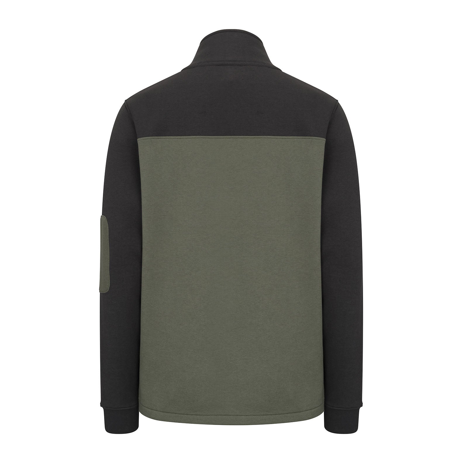 Two-tone olive and black Osprey Quarter Zip Jumper for a stylish look