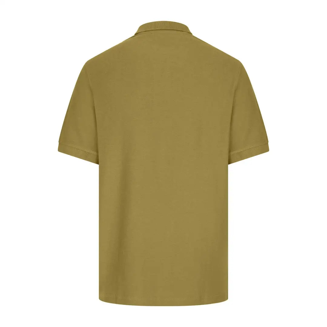 Olive green New Forest Pique Polo Shirt with short sleeves and a collar