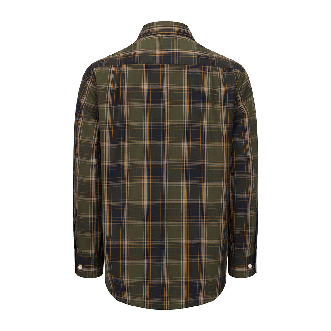 Green and brown plaid New Forest Premium Tattersall Shirt, perfect casual shirt choice