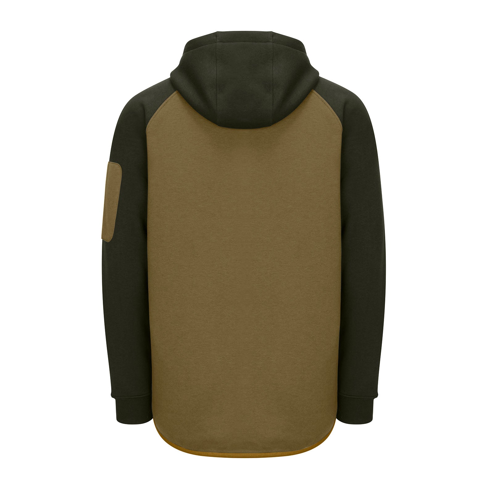 Olive and brown New Forest Raptor Hoodie perfect for outdoor adventures