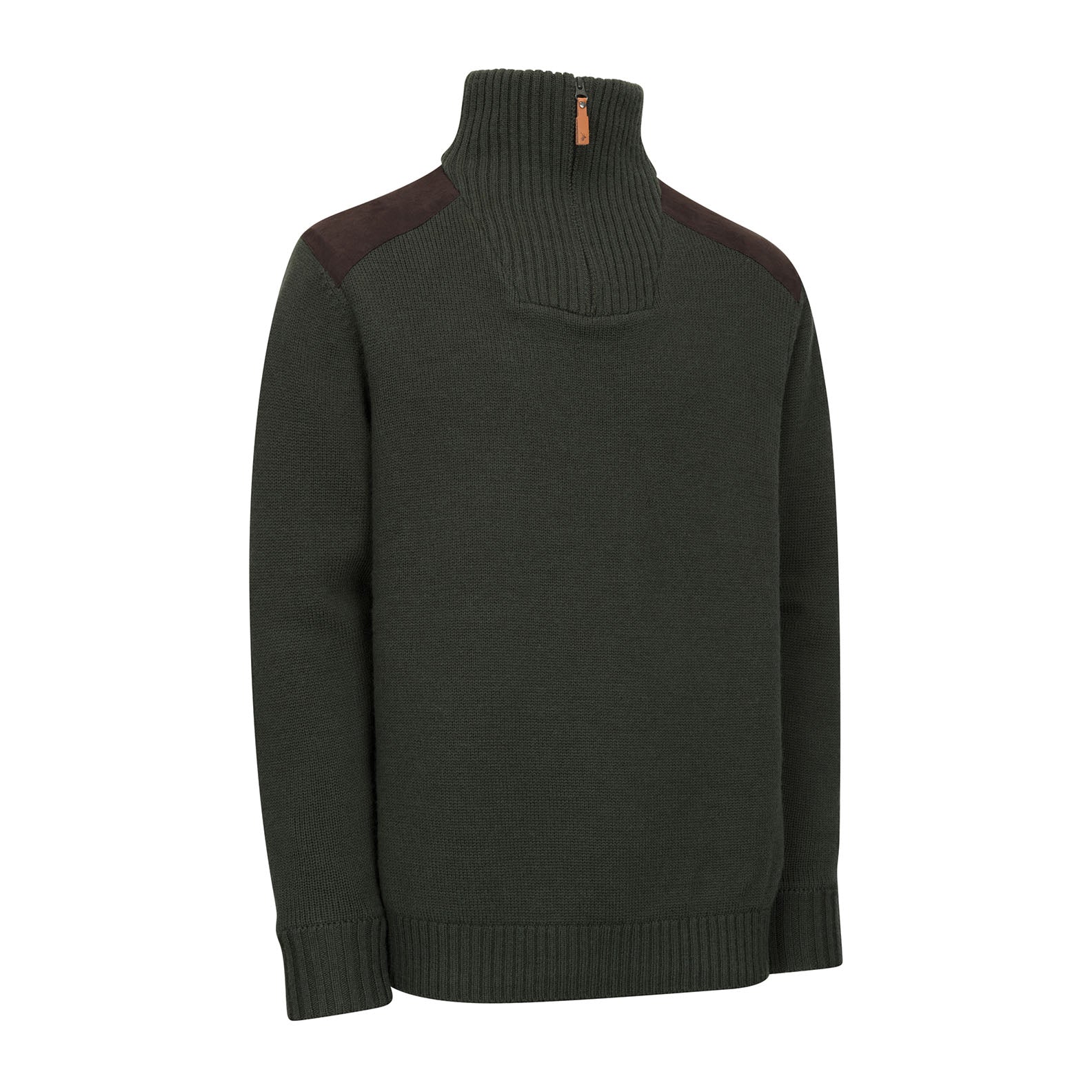 Dark green knit sweater from the New Forest Woodlark Waterproof Jumper collection