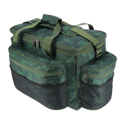 Camouflage-patterned NGT 4 Compartment Carryall, perfect for country clothing and hunting trips