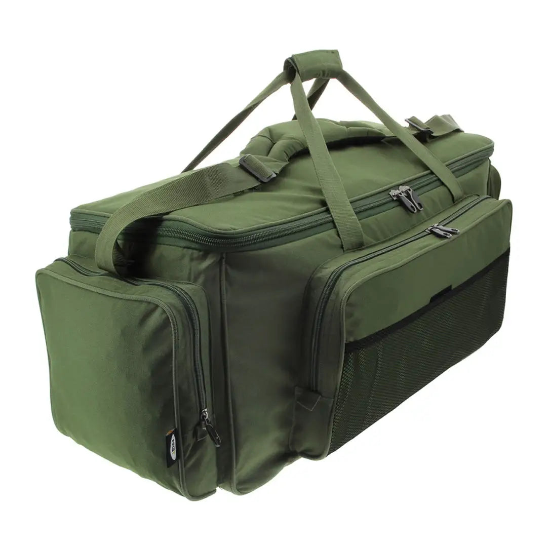 Green NGT Large Insulated 4 Compartment Carryall duffel bag with handy straps