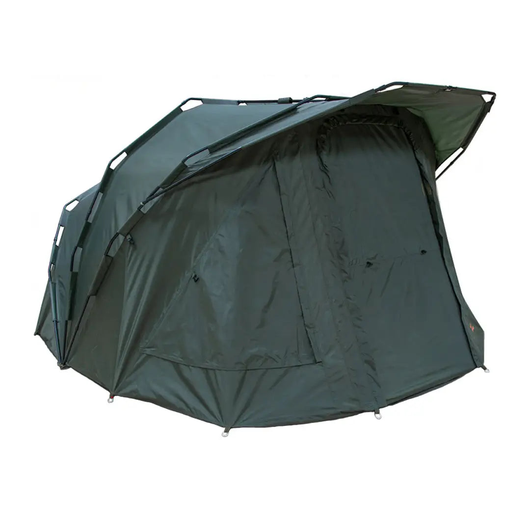 Dark green NGT XL Fortress tent with canopy perfect for country clothing and outdoor hunting trips