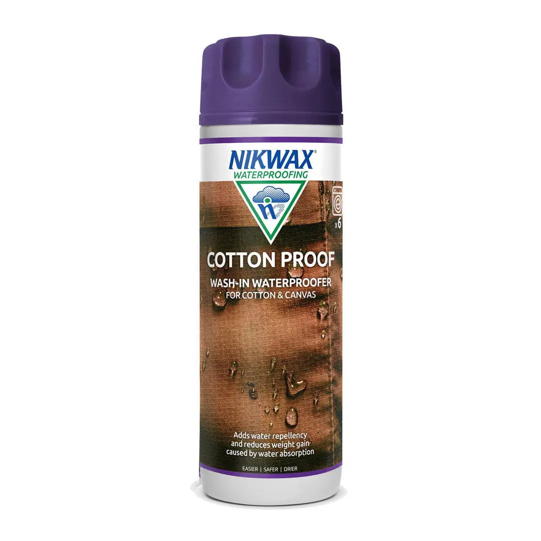 Nikwax Cotton Proof bottle for high performance waterproofing of country clothing fabrics