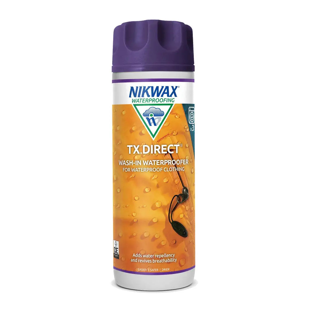 Nikwax TX Direct waterproofing product for country clothing and outdoor gear maintenance