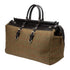 Stylish Parker-Hale Hambledon Tweed Weekender Bag with leather handles and buckle straps