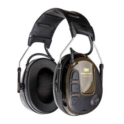 Black and brown Peltor ProTac Hunter Electronic Hearing Protection for country clothing hunting