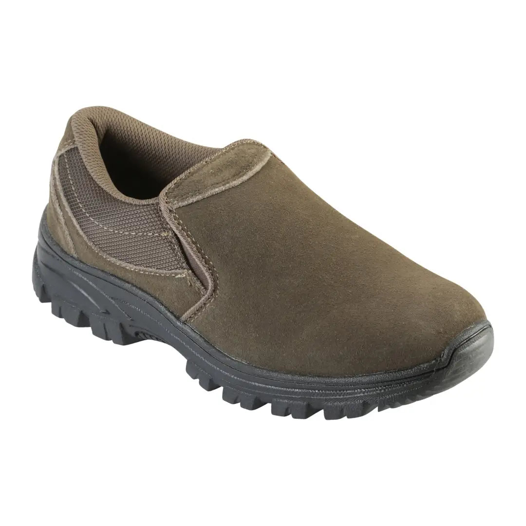 Brown Percussion Hubert Slip On Shoe with rugged sole for comfort and style