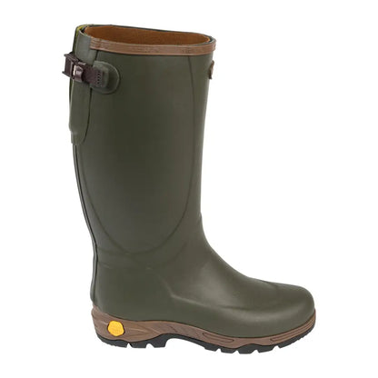 Green Percussion Neoprene SPS Oxford Wellington Boots perfect for hunting and outdoor fun