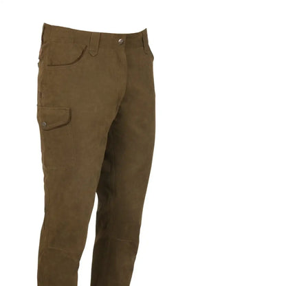 Olive green cargo pants with pockets from Percussion Rambouillet Original collection