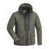 Olive green Pinewood Dog Sports 2.0 Jacket with hood and pockets for winter adventures