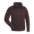 Dark purple Pinewood Ladies Hurricane Sweater with ribbed collar and cuffs