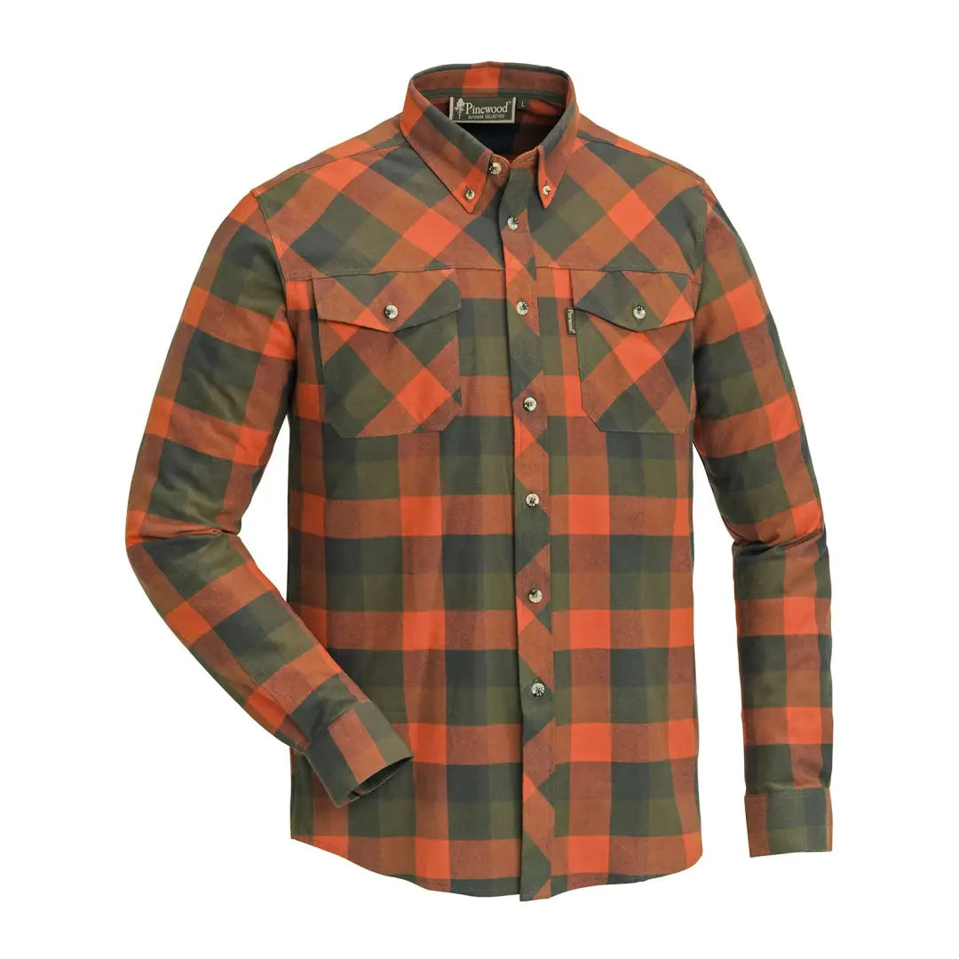 Plaid flannel Pinewood Lumbo Shirt perfect for country clothing and outdoor adventures