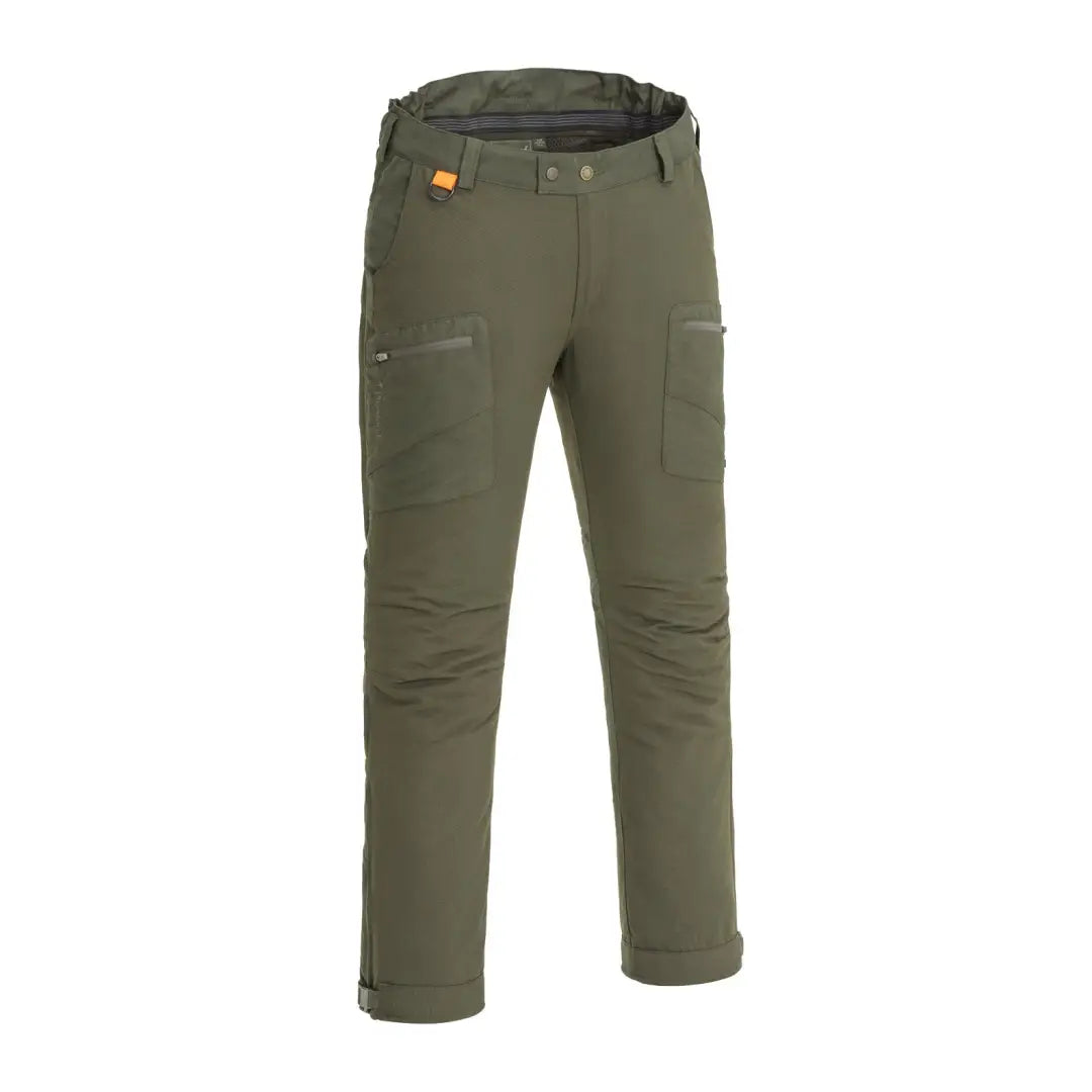 Olive green Pinewood Pro Hunter Xtreme Trousers, perfect hunting trousers with pockets