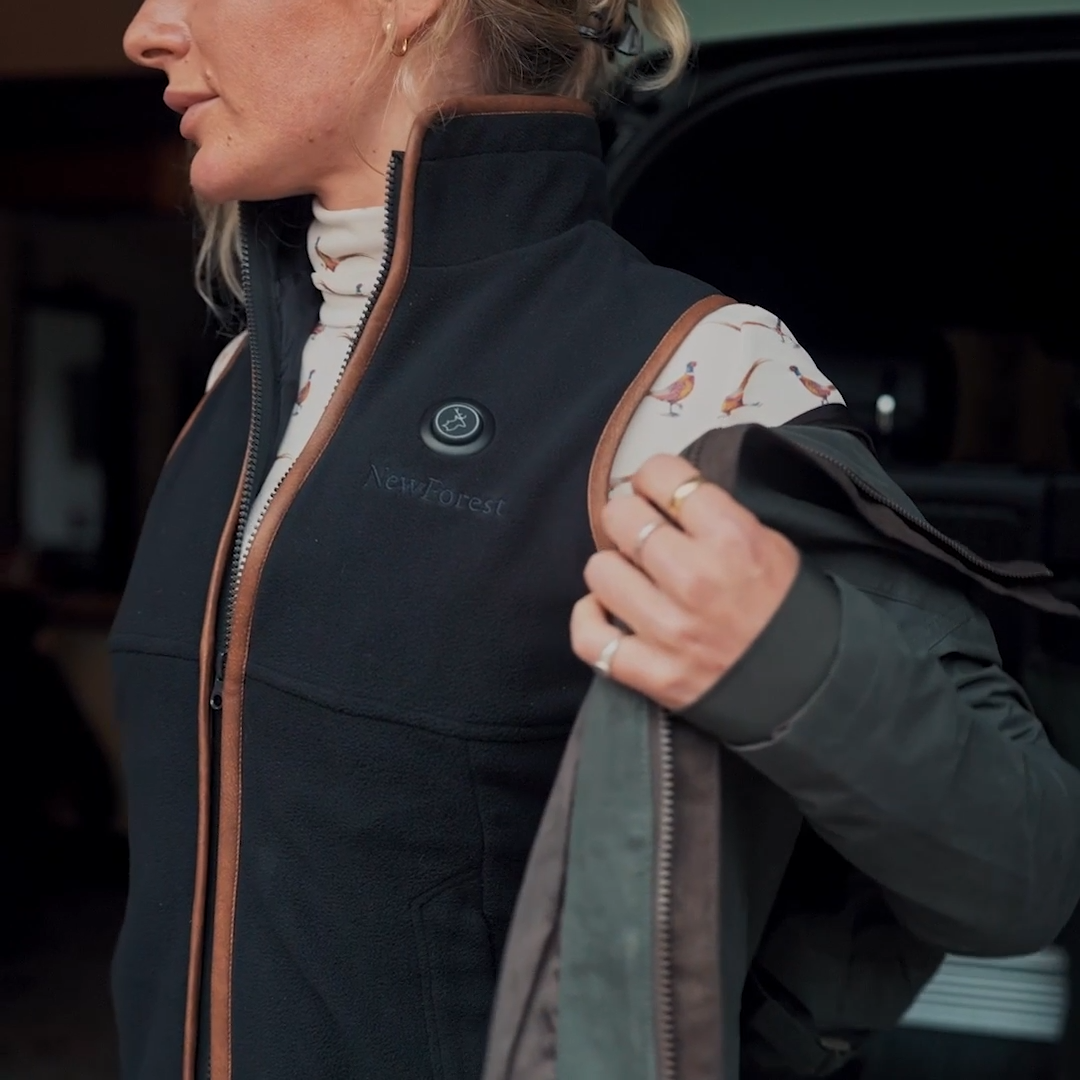 New Forest Ladies Heated Fleece Gilet