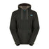 Dark green Ridgeline Ballistic Hoodie offers superior warmth with teal logo accent