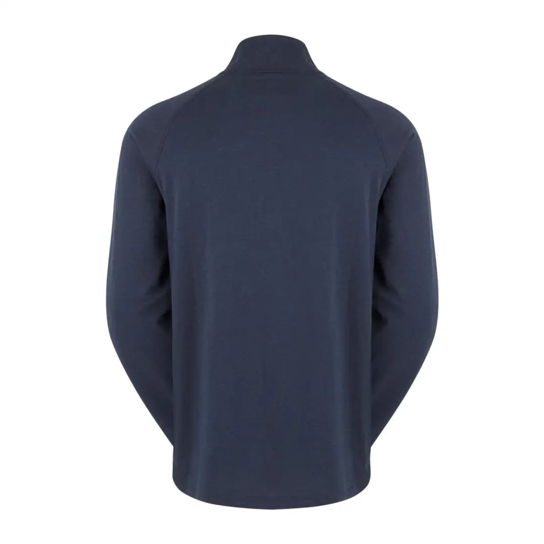 Navy blue long-sleeved mock turtleneck shirt from Ridgeline, perfect for hunting and outdoors